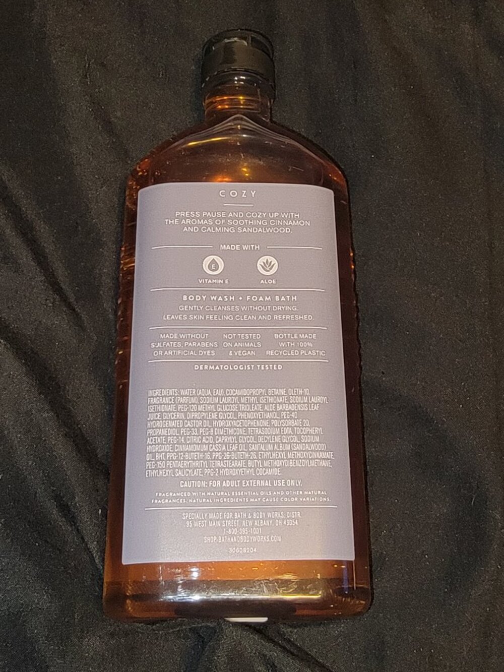 *Discontinued* Bath and Body Works COZY: CINNAMON & SANDALWOOD Shower Gel wash - Picture 3 of 4